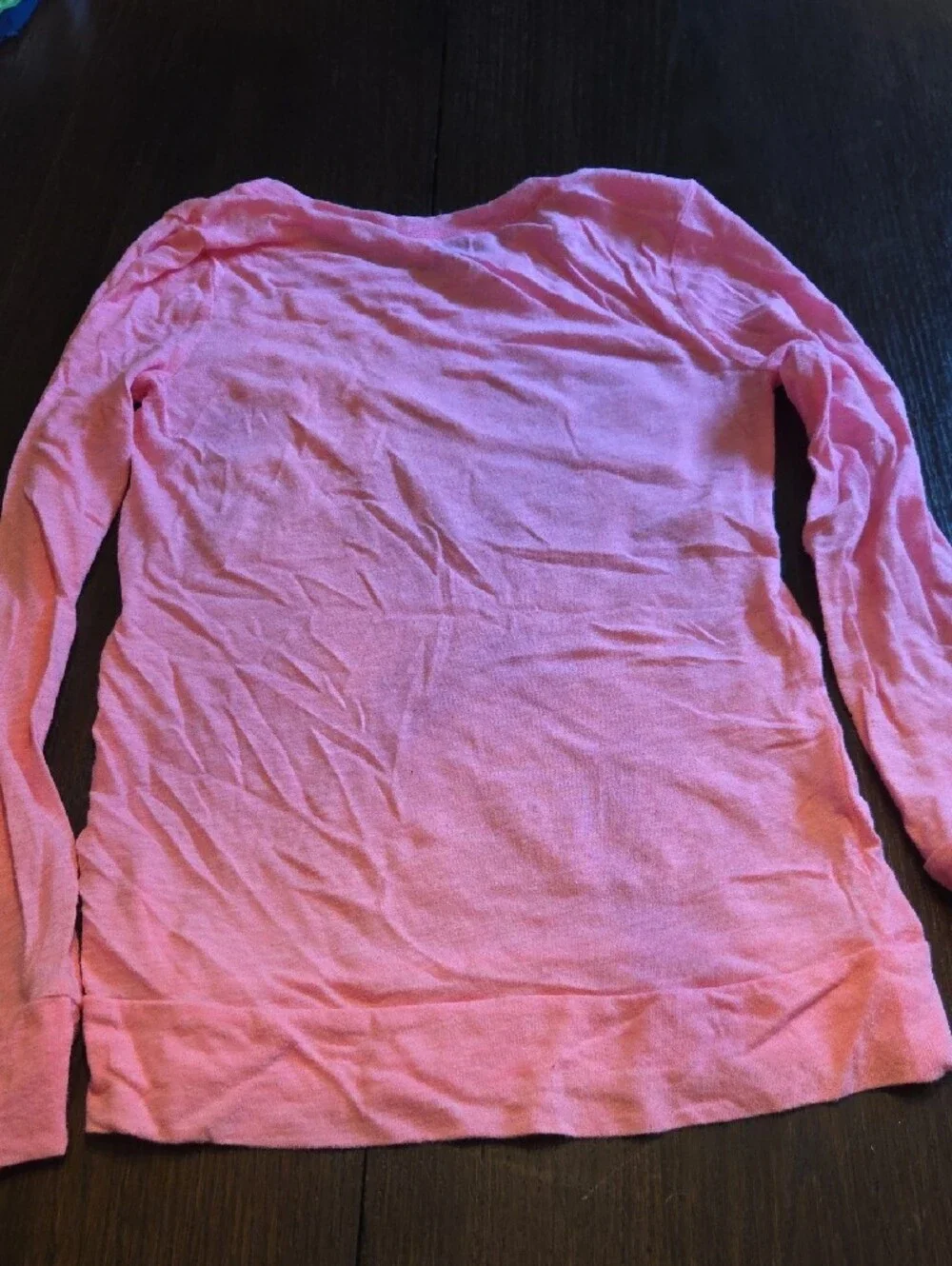Justice Pink Long Sleeve 'PARIS' Graphic Tee
